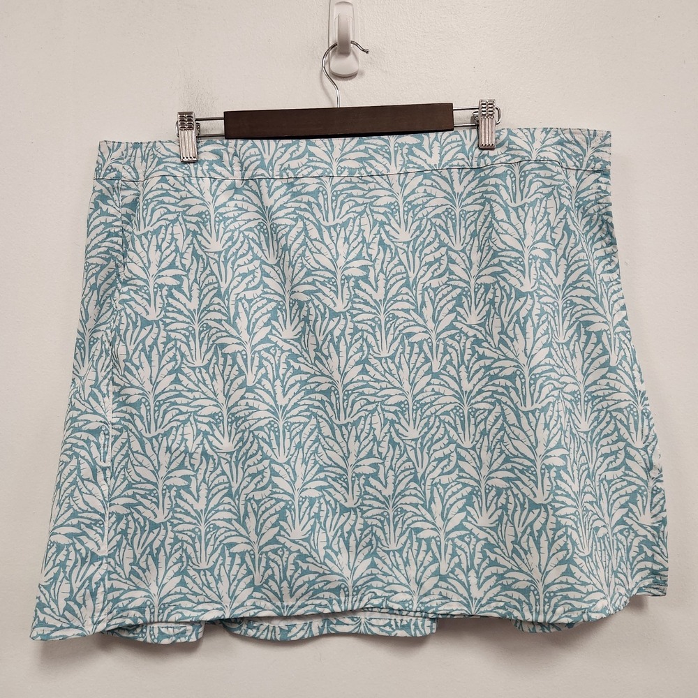 Ripskirt Hawaii Womens Length 2 Adjustable Wrap Skirt Size XXL Blue Tropical Sea